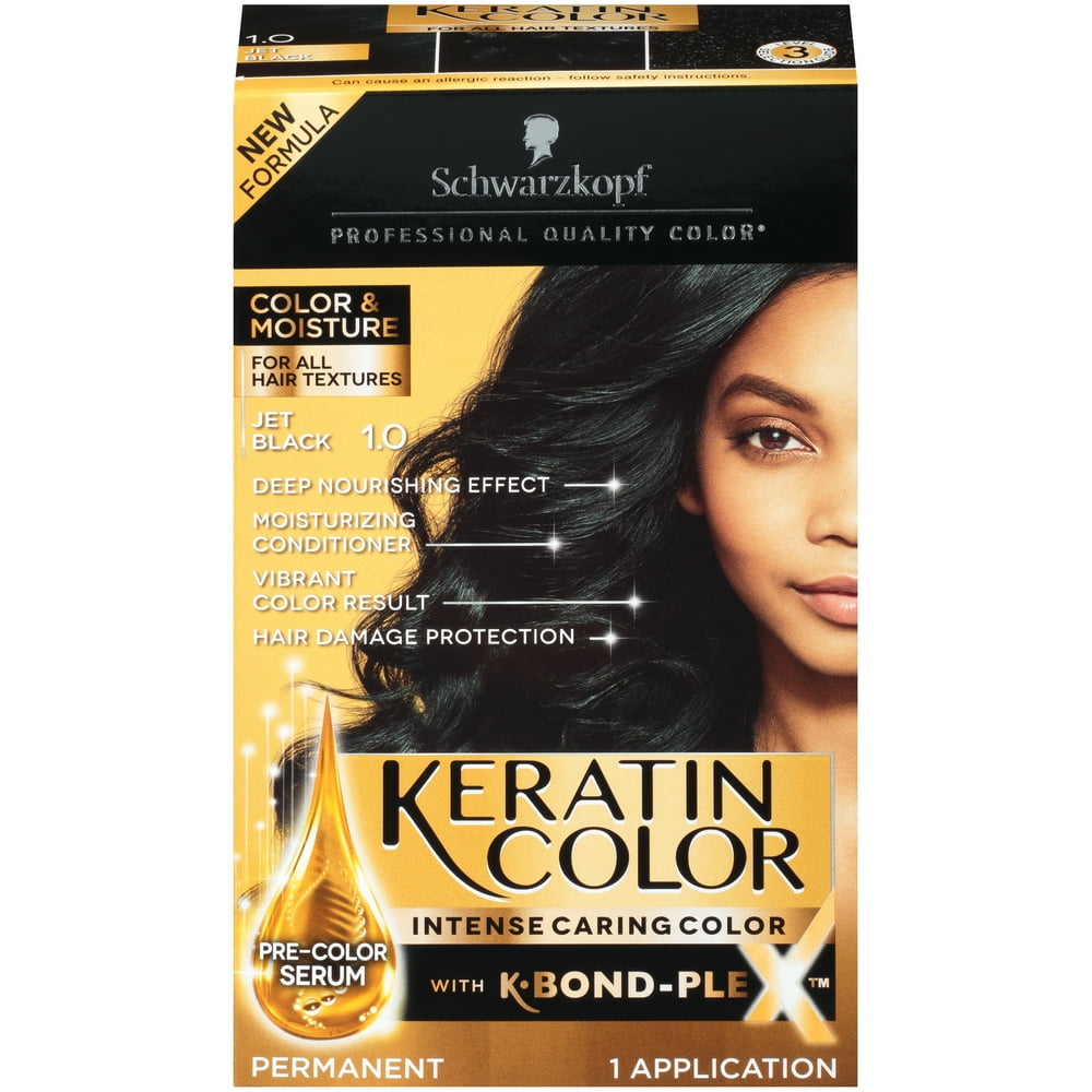 Schwarzkopf Keratin Color, Color & Moisture Permanent Hair