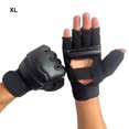 thumbnail image 4 of Guantes de boxeo Greeniant transpirables medio dedo PU negro Talla XL, 4 of 6