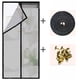 thumbnail image 2 of Mosquitera magnética para puerta de balcón, mosquitera con imán, el aire puede fluir libremente Puerta de protección contra insectos para puerta de balcón para puertas/patio/ventanas, negro Adepaton ZH-263-2, 2 of 8
