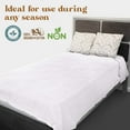thumbnail image 4 of JMR Cozy Waffle Weave Blanket  Cotton Medium Weight Hotel Throw Blankets Great for Bed, Couch & Sofa White, Twin 66 x 90, 4 of 21