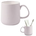 thumbnail image 2 of Reusable Plastic Mug with Easy to Grip Handle, Unbreakable Drinking Cup for Tea, Coffee, Camping, Multi Purpose Mouthwash Mug for Bathroom Kitchen Use, Dishwasher Safe,Pink, 2 of 6