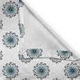 thumbnail image 4 of Ambesonne Dandelion Valance Pack of 2, Circular Shaped Herbs, 54"X18", Deep Sky Blue Grey, 4 of 5