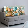 thumbnail image 4 of 4Pcs Sofa Easter Linen Print Throw Pillow Cover, 4 of 5
