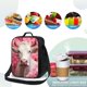 thumbnail image 4 of Balery Flower White Cow Caja de Almuerzo y Bolsa de Almuerzo para Hombres y Mujeres, Bolsa de Almuerzo Reutilizable con Gran Capacidad, Bolsa de Almuerzo Aislada, 4 of 7