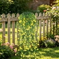thumbnail image 3 of AUNVITO UV Resistant Artificial Eucalyptus Hanging Vine Basket Plant, Wall Ceiling Porch Balcony Greenery Decor Garland, 3 of 6