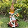 thumbnail image 3 of De Jardín, Adornos Enanos De Resina Solar, Gnomos Creativos, Luces De Jardín Al Aire Libre, Decoración De Césped Portátil Speravity HA042804-03, 3 of 6