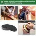 thumbnail image 7 of 50 Pcs Round Sandpaper 100 Grit Hook and Loop Sanding Sheets Universal for Automotive Refinishing 180x180mm Silicon Carbide Black, 7 of 7