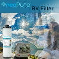 thumbnail image 3 of Neo-Pure NP-KW1 WaterPur KW1 Compatible 10" Carbon Block Filter for RCS/FR1 Housing | Chlorine, Sediment, VOC Reduction | RV, Boat, Camper Water Filtration - 2 PK, 3 of 5