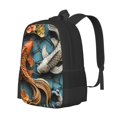 thumbnail image 1 of Fotbe Colorful Koi Fish Art Mochila para Hombre y Mujer - Tela Oxford 600D Resistente - Mochila Impermeable de Gran Capacidad para Escuela, Viajes y Senderismo, 1 of 6