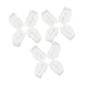 thumbnail image 5 of 12 cuentas para guitarra clásica, cuentas de puente de 3 agujeros, cuentas de puente para cuerdas de guitarra. Blanco, 5 of 9