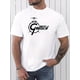 thumbnail image 1 of Camiseta deportiva de manga corta de verano con cuello redondo y estampado de letras para hombre. Cómoda y versátil para adultos, hombres, mujeres, adolescentes, jóvenes y para el tiempo libre., 1 of 4