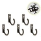 thumbnail image 1 of 10pcs Small Hooks Wall Hanger Curved Buckle Horn Lock Clasp Hook For Wooden Jewelry Box Furniture Hardware Home Decor, 1 of 5