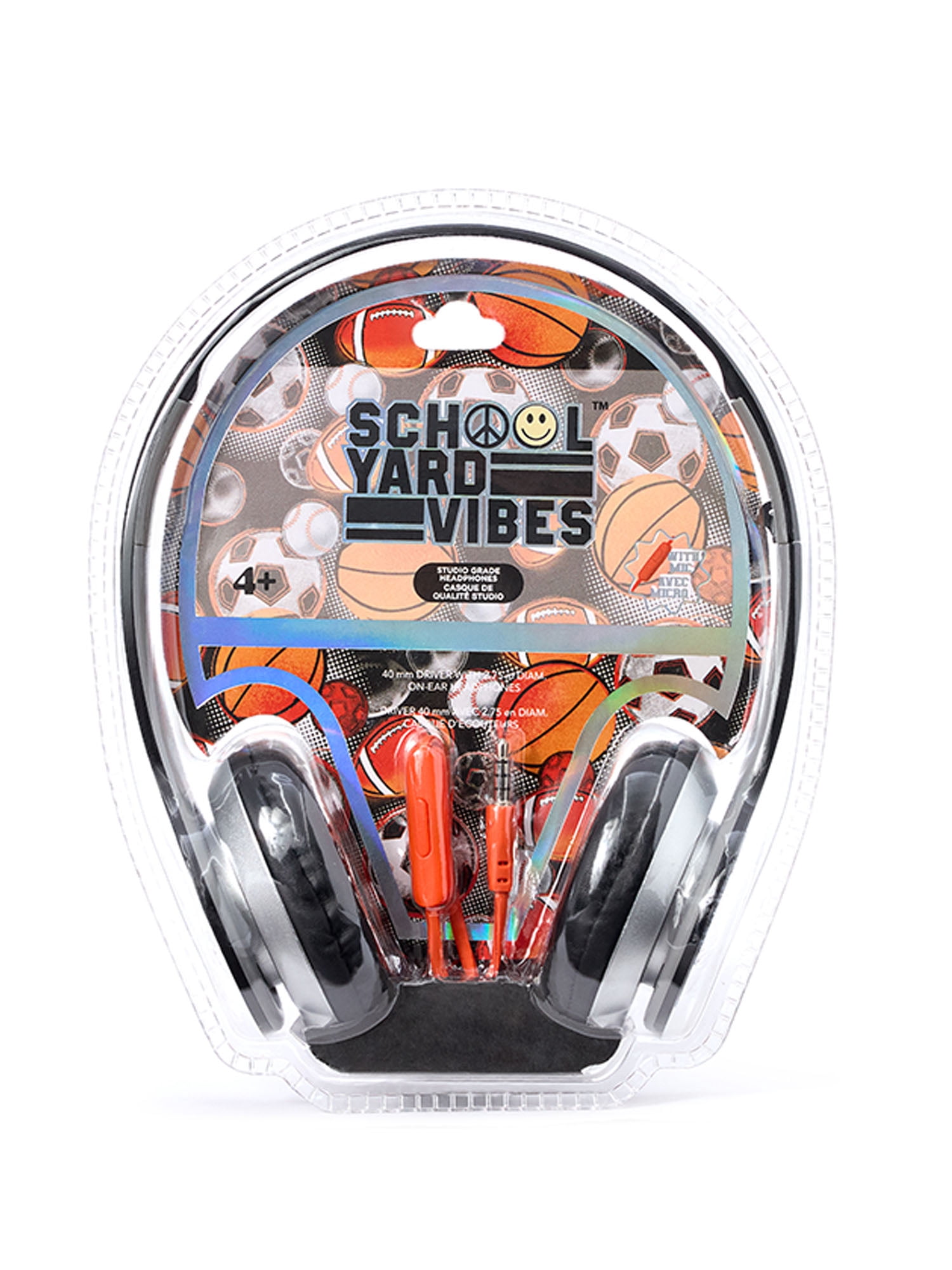 Schoolyard Vibes 17" 3 Piece Backpack Set with Headphones and Kids Lunch Box