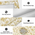 thumbnail image 6 of Yellow Flowers Outdoor Rug for Patio/Deck/Porch, Non-Slip Large Area Rug 6 x 9 Ft, Country Pastoral Floral Leaves Vines Indoor Outdoor Rugs Washable Area Rugs, Reversible Camping Rug Carpet Runner, 6 of 8