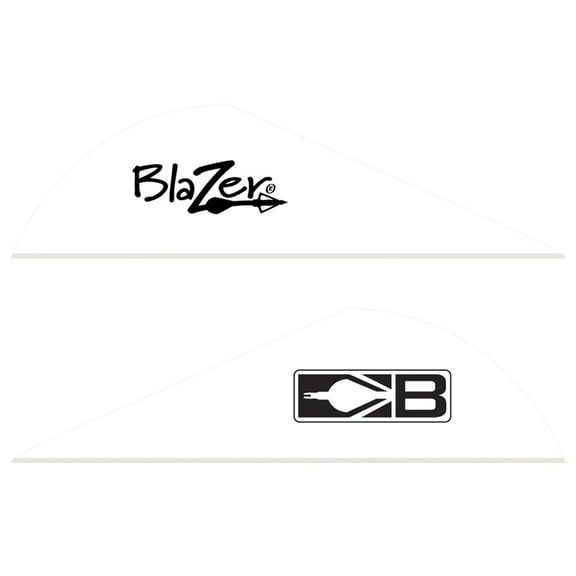 Bohning 10833WH2 Blazer Vanes Archery White 100-Pack 2" Hunting Arrow Fletches