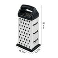 thumbnail image 2 of Blueek Stainless Steel Four-sided Grater Multi-function Grater Four-in-one Grater Cheese Cheese Grater, 2 of 8
