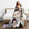thumbnail image 6 of Josh Actor Hutcherson Blanket Soft Throw Blanket Micro Fleece Fuzzy Blankets Thin Bed Couch Decor for Men Women Adult Nap Bedroom Office All Season 40x30 in, 6 of 9