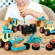 thumbnail image 5 of  Juguetes para niños Juegos de vehículos de construcción para niños pequeños Juegos de simulación Incluye 4 vehículos Rompecabezas Juego de autos de juguete desmontable ANGGREK  Otros, 5 of 7