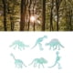 thumbnail image 3 of 18 piezas simulación luminosa dinosaurio esqueleto Dinos colección fiesta favores, 3 of 8