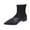 Black, variant on WEAIXIMIUNG Womens Navy Blue Leather Ankle Boots Fashion Autumn Winter Women Ankle Boots Low Heel Pointed Toe Leather Textured Zipper Comfortable