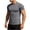 Gray, variant on Slim Fit Athletic Shirts for Men Short Sleeve Crew Neck Lightweight Breathable Tees Performance Apparel Workout Tops for Sports Gray L