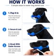 thumbnail image 3 of Dual-Action Canine Dental Prop, Indestructible & Reusable, Dog Mouth Opener for Teeth Cleaning, Dog Dental Chews Toy for Small Medium Large Dogs (3 PCS), 3 of 8
