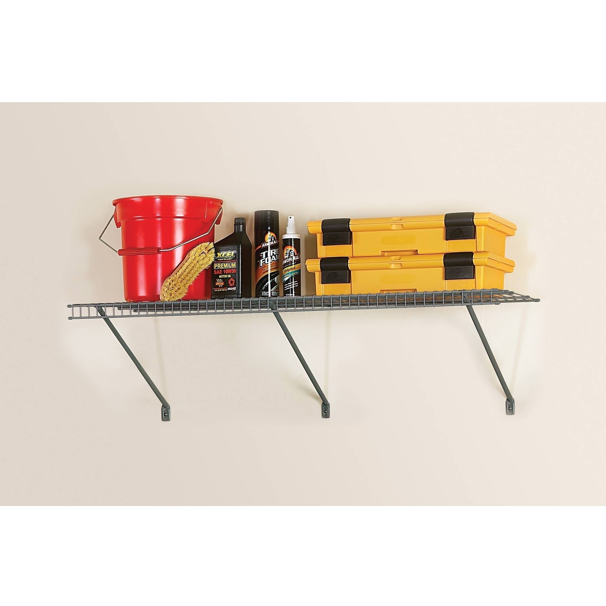 ClosetMaid 4' x 16" Garage Wire Shelf Kit, Grey