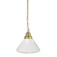 thumbnail image 1 of Holland Bar Stool BL1BRWT Single Shade Pendant Light - Brass, 1 of 1