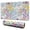 Pioneer Flower Floral-2, variant on Long Mouse Pads for Desk,Pioneer Flower Floral Print Pattern Desk Mats on Top Of Desks, Desk Mouse Pad Extra Large with 3mm Non-Slip Base and Stitched Edge for Gaming,Office,Work,Home 31.5"x11.8"