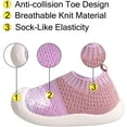 thumbnail image 2 of Baby First-Walking Shoes 1-4 Years Kid Shoes Trainers Toddler Infant Boys Girls Soft Sole Non Slip Cotton Canvas Mesh Breathable Lightweight TPR Material Slip-on Sneakers Outdoor, 2 of 6