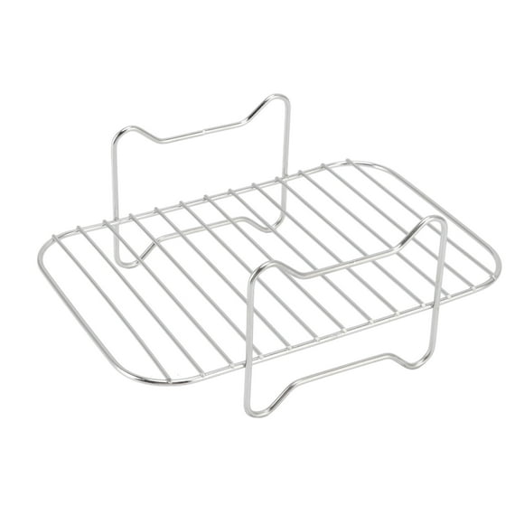 ZOUSSIQI Fryer Stainless Steel Rack Multi Purpose Cooking Baking Grilling Rack Fryer Accessories for Ninja Foodi DZ201 401 JU316-125511