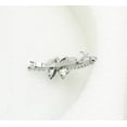 thumbnail image 3 of Faship Navy Blue Rhinestone Crystal Butterfly Hair Barrette Clip, 3 of 5