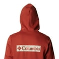thumbnail image 5 of Columbia Men's Trek Hoodie, Warp Red/Boxed Gem Columbia Graphic, X-Large, 5 of 6