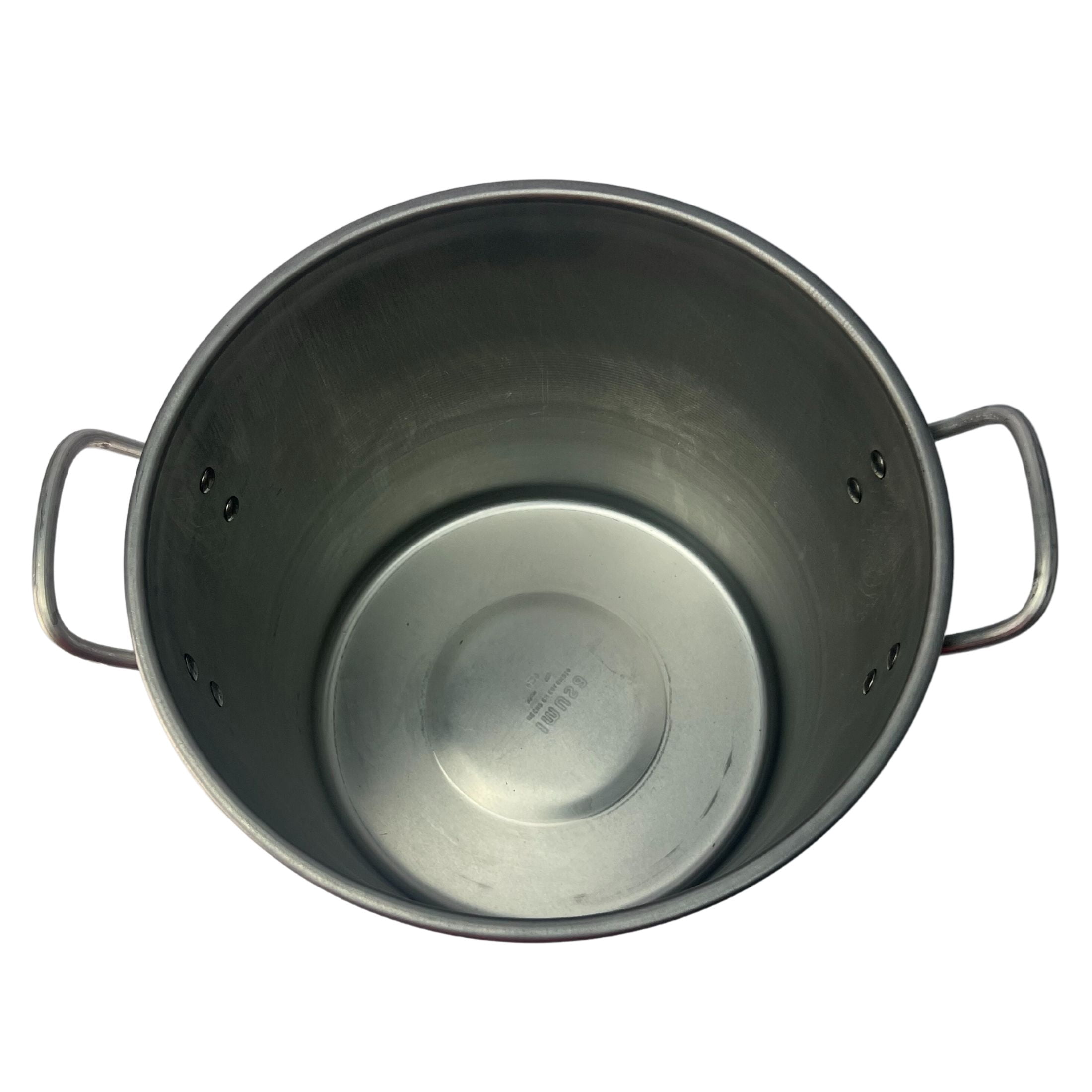 Imusa Aluminum Stock Pot  with  Lid  20-Quart, Silver  1pc