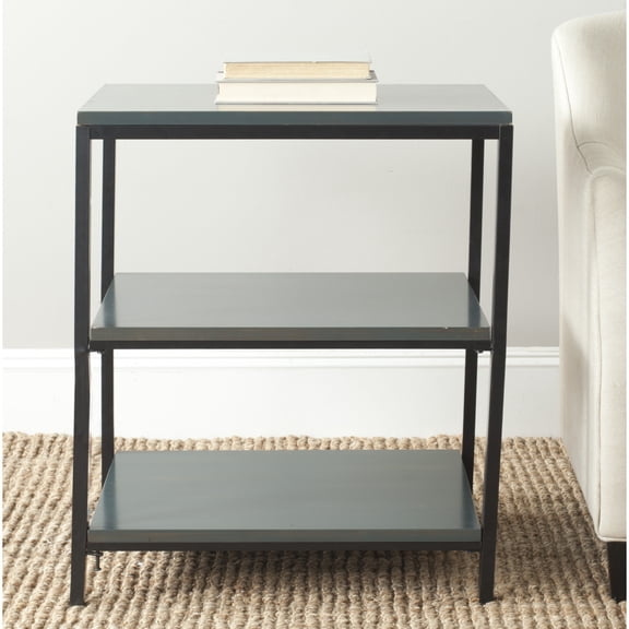 SAFAVIEH Zeke 3-Tier Shelf Unit Dark Teal