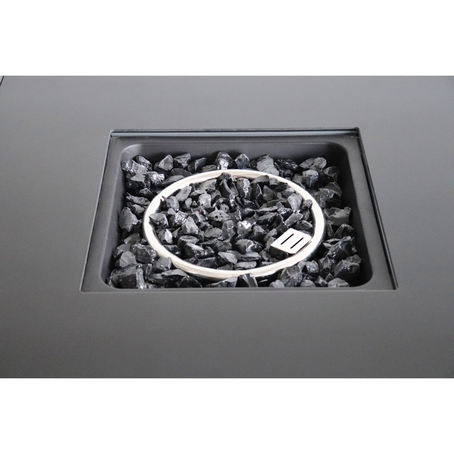 Miekor Furniture Fire Pit for Outdoor Home Garden Backyard Fireplace (30 Inch Steel Grey) 16251