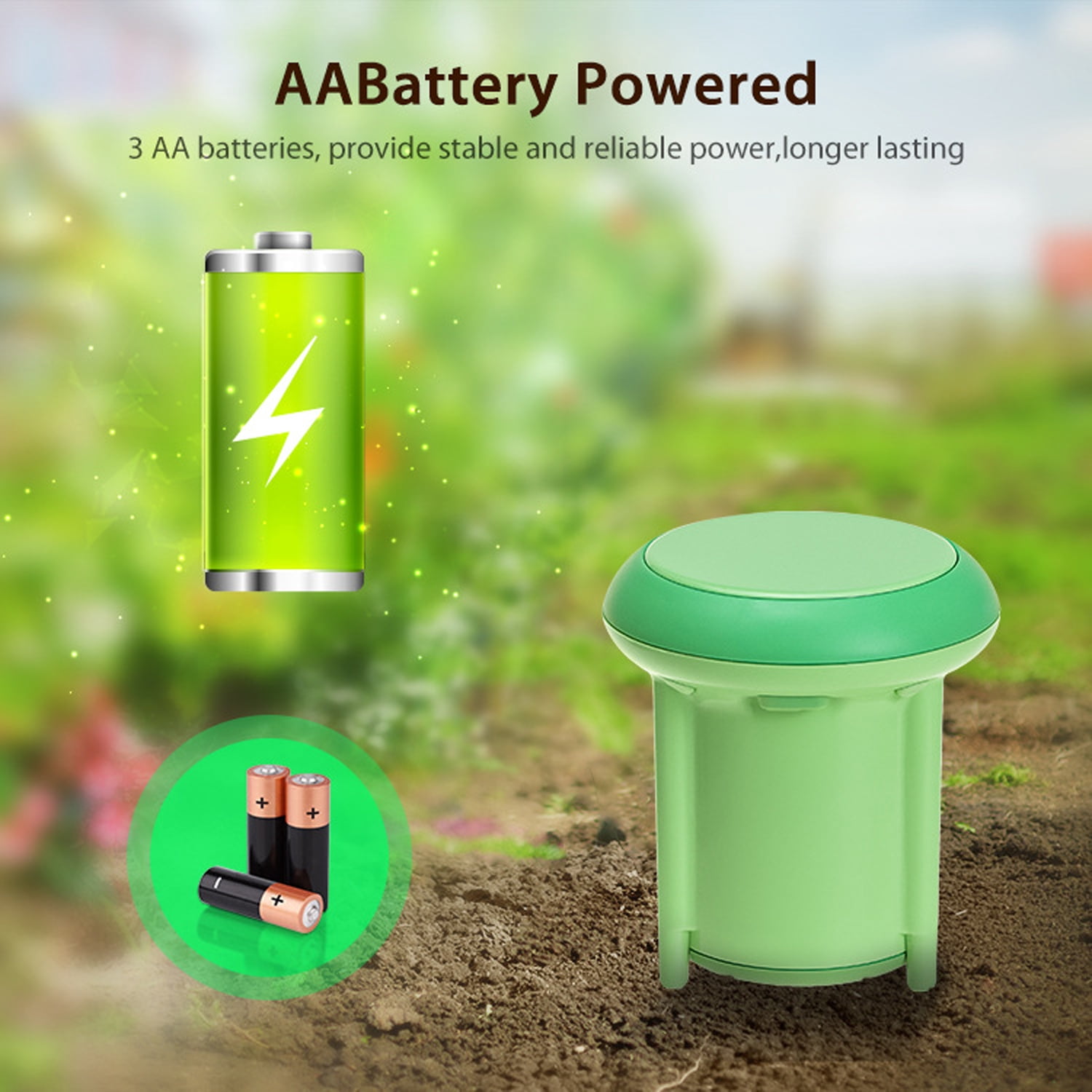 ZigBee 3.0 Soil Moisture & Temperature Sensor Meter, 4-in-1 Soil Moisture Meter, Wireless Transmission, Remote Monitoring, for Greenhouses, Gardens,Home Assistant,Zigbee2MQTT