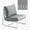 French White-Gray, variant on Elle Decor Mirabelle Outdoor Armless Accent Chair, Gold