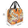thumbnail image 3 of Disketp Halloween Flamingos for Insulated Lunch Bag for Women and Men, Perfect for Work, Hiking, Picnic, 3 of 8