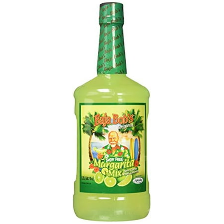 (6 Bottles) Baja Bob's Sugar-Free Margarita Mix, 1.75