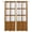 Beige, variant on Dark Brown Wood Screen Blackout Curtains for Bedroom Living Room Darkening Curtains 63 Inches Long Farmhouse Country Wood Frame Window Curtain 2 Panels Set Window Treatment Grommet Drapes 42"x63"
