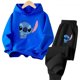 thumbnail image 3 of Sudadera con capucha con estampado de Stitch Trucksuit Harajuku para niños de 3 a 14 años, moda urbana de otoño, jersey para niños y niñas, deportes al aire libre, 3 of 5