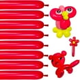thumbnail image 4 of sunsanly 100Pcs Long Balloons Latex Twisting Balloon DIY Animal Making Balloon Kid's Carnivals Party Supplies for Birthday Wedding Party, 4 of 8