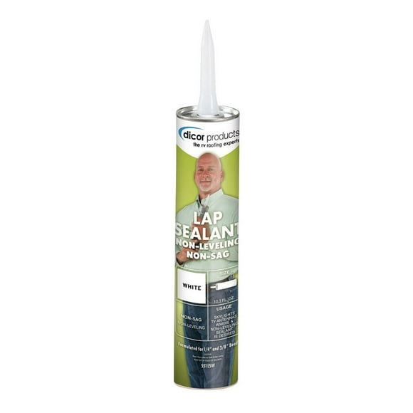 Dicor Corp. Roof Sealant 551LSD-1 Non-Sag Paste; Dove White; 10.3 Ounce Tube; Single