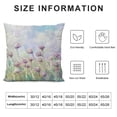 thumbnail image 5 of Orinice Flowers Sky Clouds Graphic Decorative Cushion Throw Pillow Cover 1PC 20x20in, 5 of 5