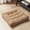 Square | Coffee | 1 Pack, variant on Meditation Floor Pillow, Square Large Pillows Seating for Adults, Gray Tufted Corduroy Cushions for Yoga Reading Nook, Classroom and Living Room, Grey, 22x22 Inch
