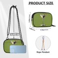 thumbnail image 4 of FORMRS Mini Crossbody Bag for Women Adjustable Rope Shoulder Casual Phone Purse, Light Black Martini, 4 of 7
