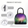 thumbnail image 4 of KLL Northern Lights for Insulated Lunch Bag- Leakproof Cooler Tote Bag Organizer for Women & Men - Reusable Lunch Box for Office Picnic Hiking Beach-One Size, 4 of 6