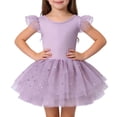 thumbnail image 3 of EnJoCho Girls Tutu Dress Ruffl𝖾 Sleeveless Gradient Tulle Toddler Elastic Smoc𝗄ed Wedding Puffy Dresses Summer Cute Princess Outfit Toddler Skater Dress Casual, 3 of 7
