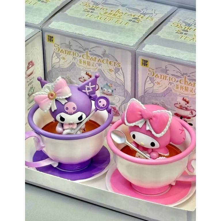 Tea Cup Elf Series Blind Box Figure Pochacco Cinnamoroll Hello